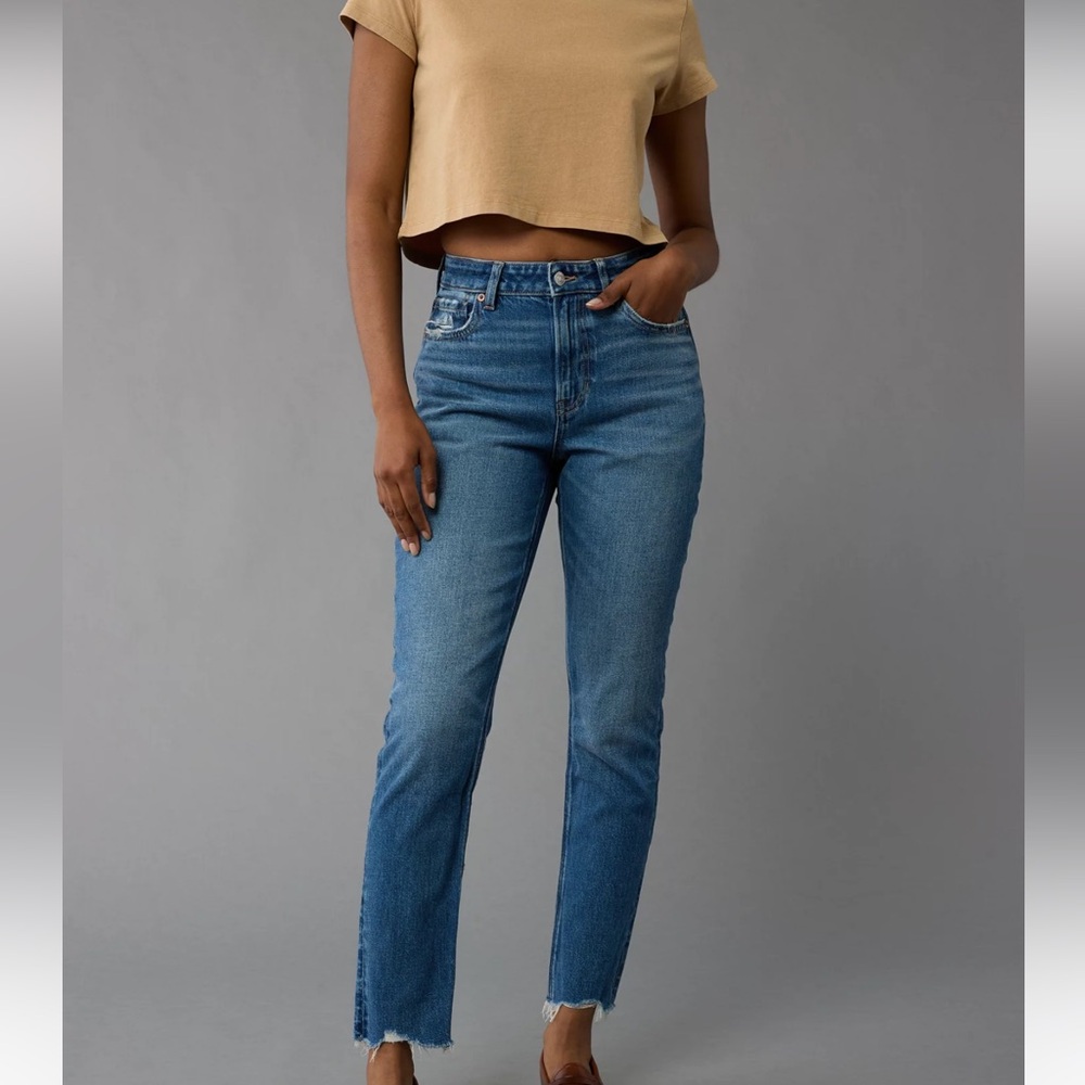 AE Strigid Mom Jean - high waisted